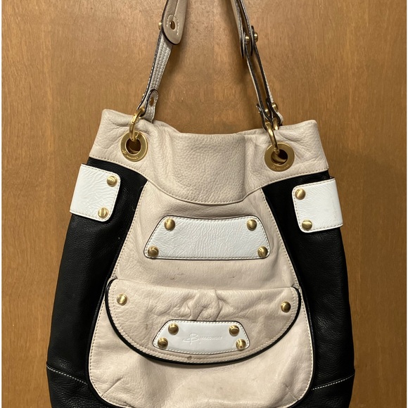 VINTAGE “B MAKOWSKY”LARGE LEATHER SHOULDER BAG PURSE BEAUTIFUL - Picture 8 of 16